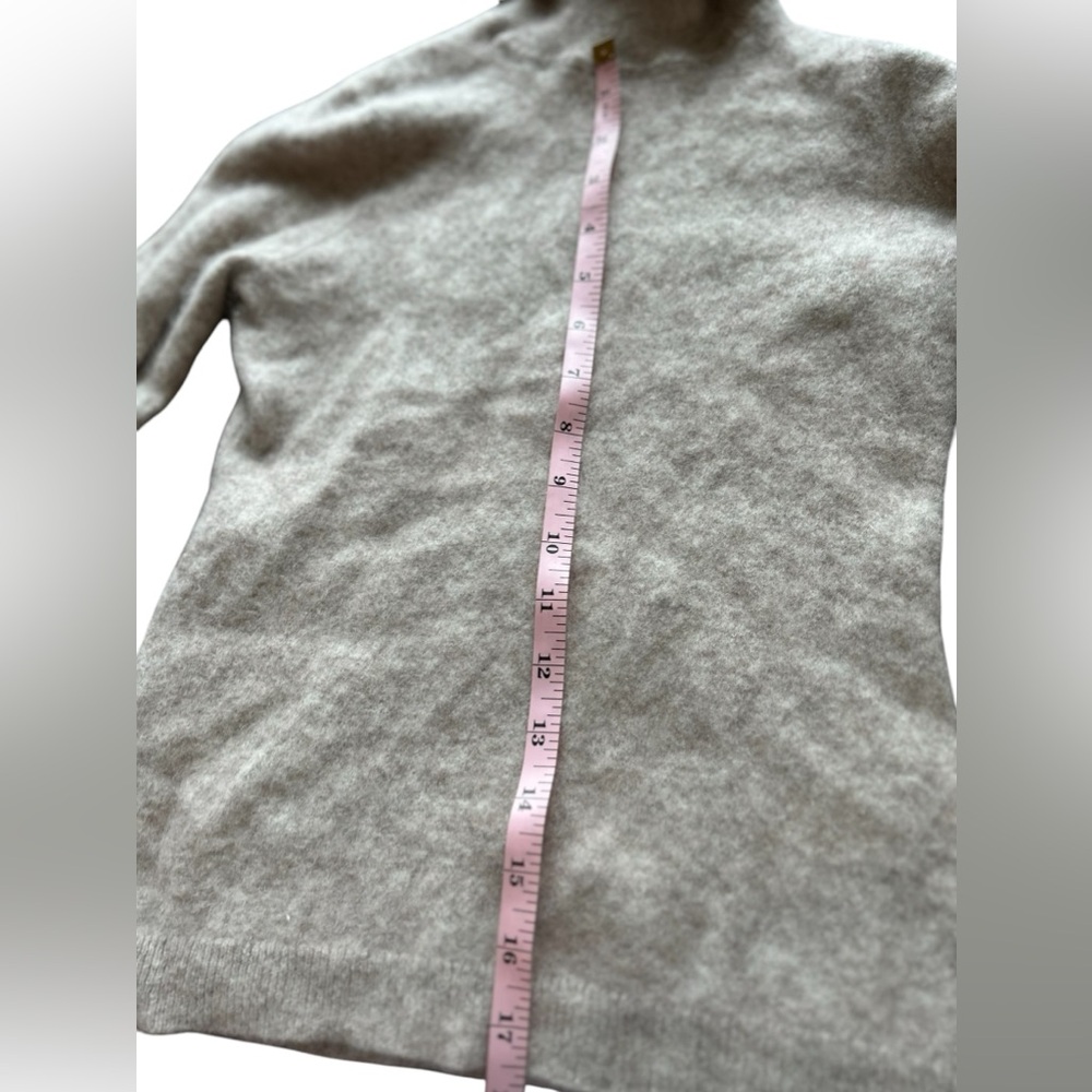 Charter club Women's Cashmere Turtleneck Sweater Beige Size XS - Picture 10 of 13